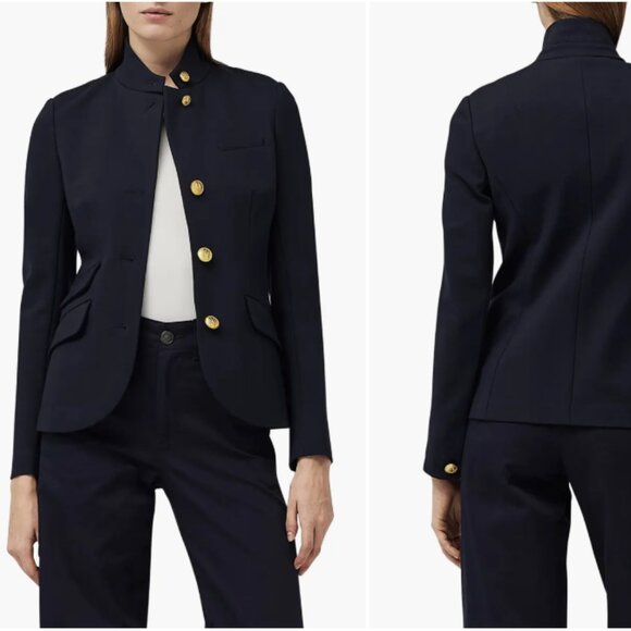 Rag & Bone Slade Ponte Blazer in Salute Size 6 - Picture 1 of 12